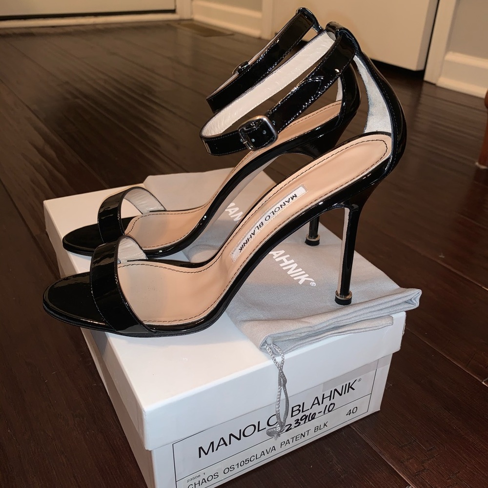 Manolo Bhahnik Chaos Heel - Brand New, Perf Cond